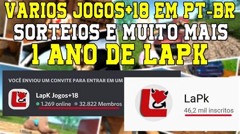 lapk|1 ANO DE LAPK (VARIOS JOGOS E SORTEIOS) VIDEO .